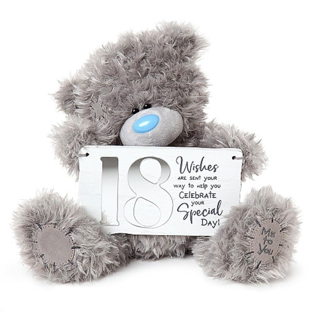 9" Holding 18th Birthday Plaque Me to You Bear Extra Image 2
